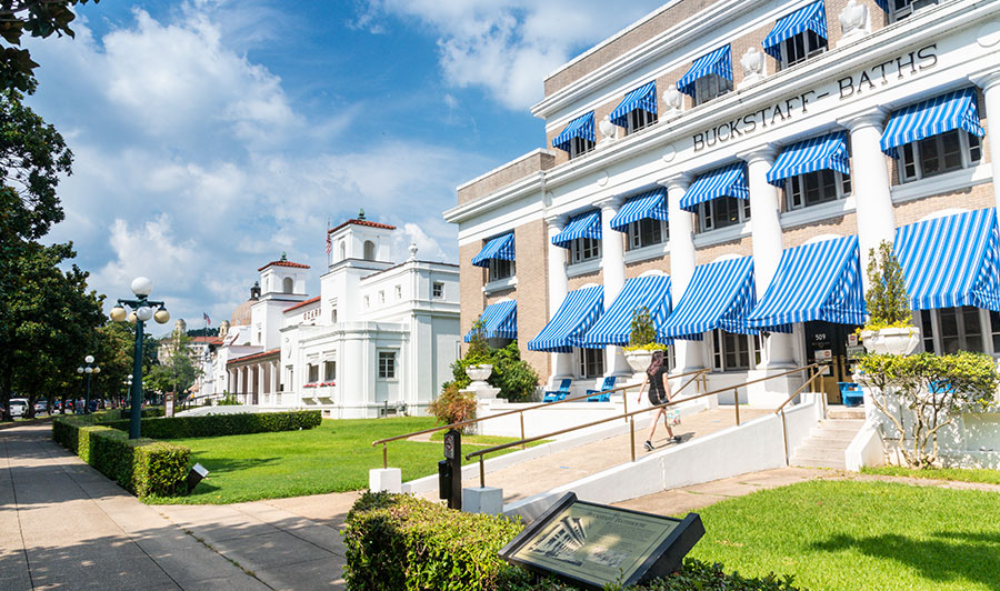 Bathhouse Row in Hot Springs