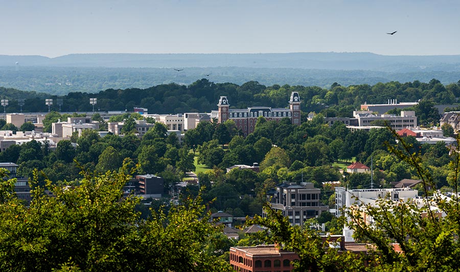 Fayetteville mit Universität