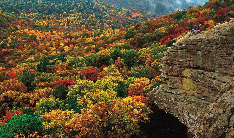 Arkansas Dragon & Scenic 7 Byway | Sam's Throne auf dem Highway 123 (Arkansas Dragon)