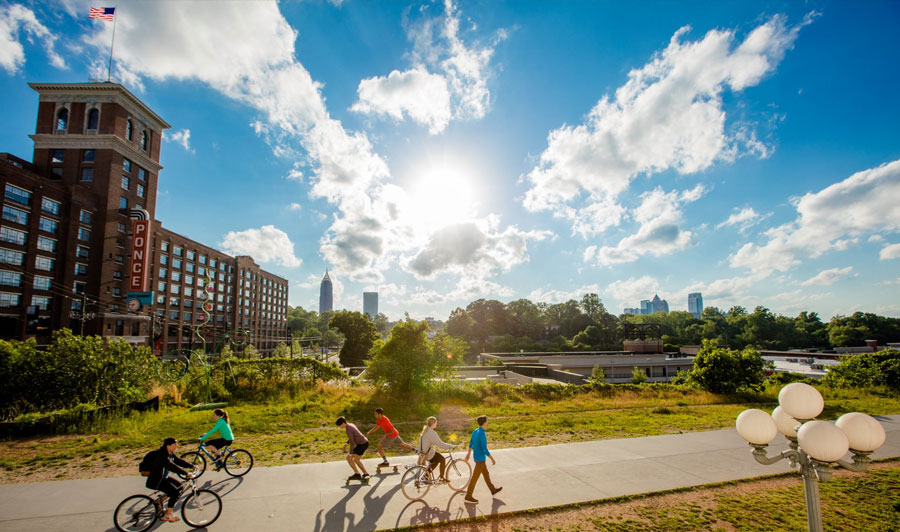 BeltLine | Auf dem neuen Radweg BeltLine um Atlanta radeln!