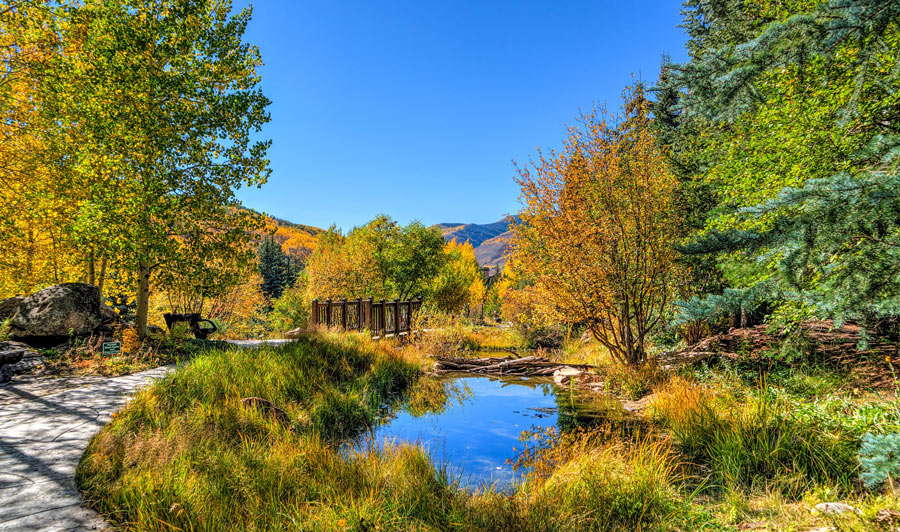 Landschaft bei Vail