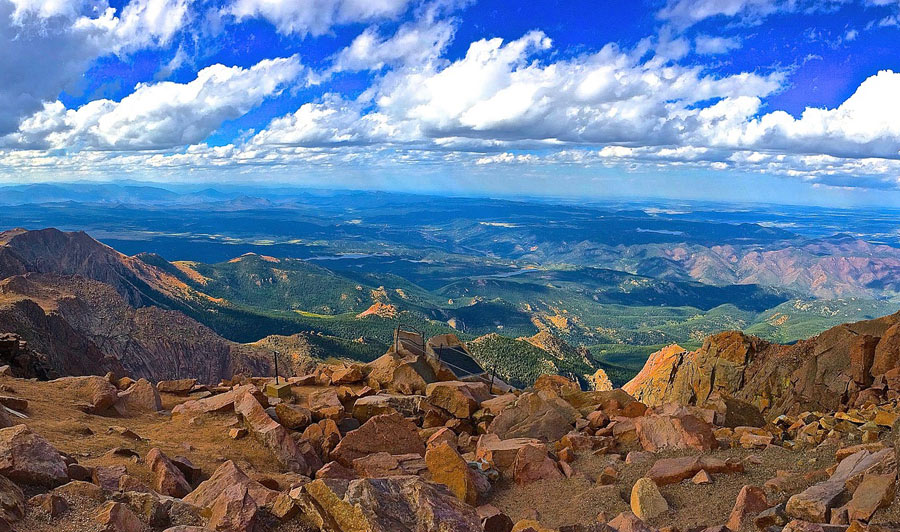 Aussicht vom Pikes Peak