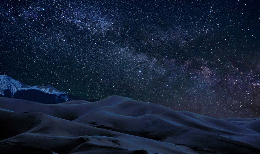 Great Sand Dunes National Park by Night