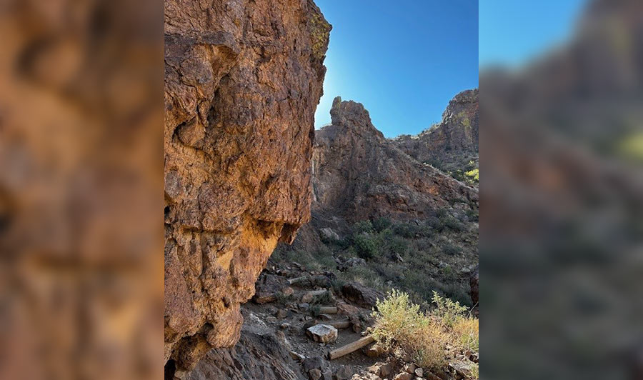 Beeindruckendes Panorama im Franklin Mountains State Park in El Paso