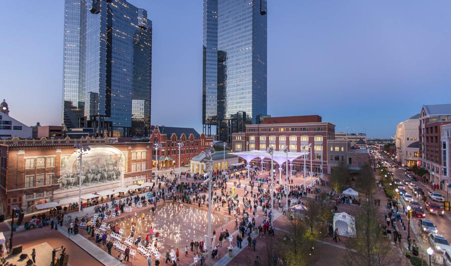 Plaza auf dem Sundance Square