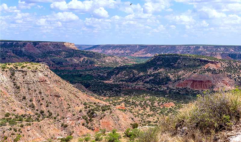 Über den Palo Duro Canyon bis Lubbock | Palo Duro Canyon