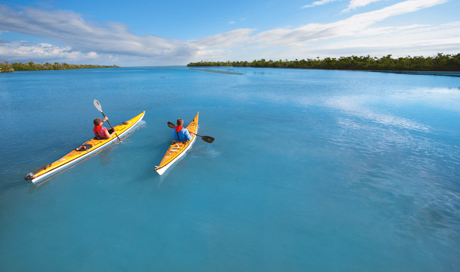 Kayaking at Blind Pass