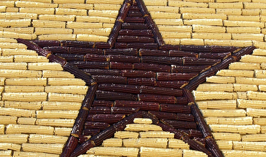 Detail am Corn Palace in Mitchell, South Dakota