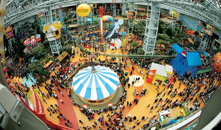 Ein Freizeitpark in einem Einkaufszentrum: das Nickelodeon Universe® in der Mall of America