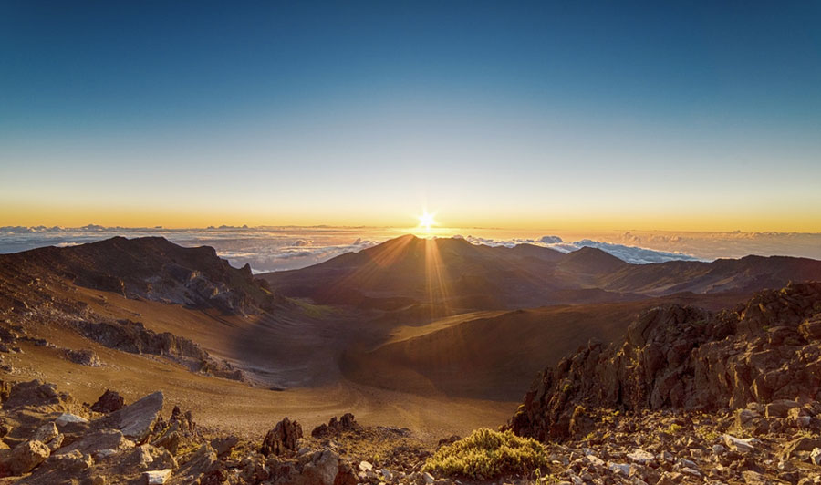 Sonnenaufgang auf Maui