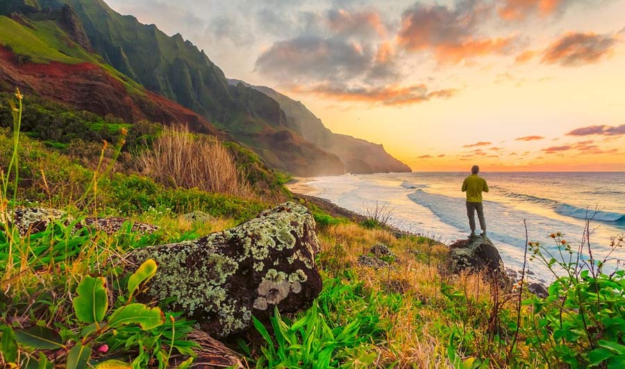 Fantastische Landschaft auf Oahu