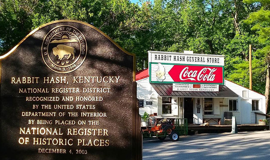 Kleine Zeitreise: der General Store im Örtchen Rabbit Hash