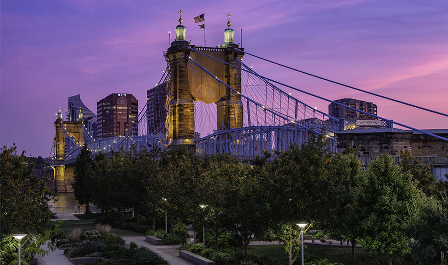 Roebling Suspension Bridge, Covington