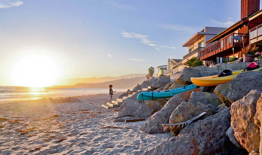 Malibu Beach, Sonnenuntergang