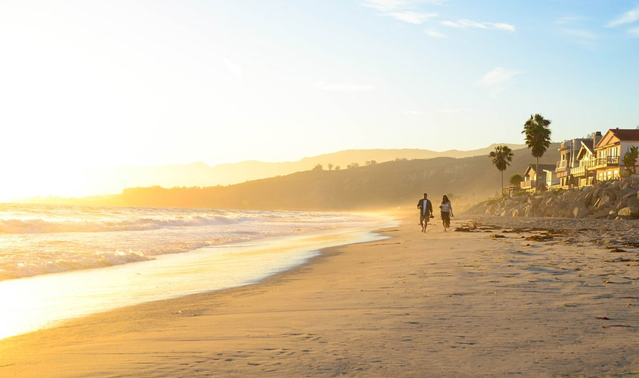 Malibu Beach, Sonnenuntergang