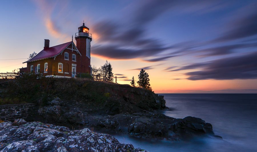 Keweenaw Peninsula  | Eagle Harbor Lighthouse auf der Keweenaw-Halbinsel