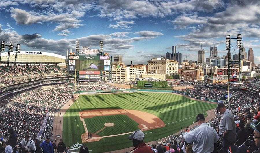 Detroit Tigers im Tiger Stadium