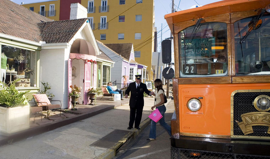 Trolley in Jackson, Mississippi