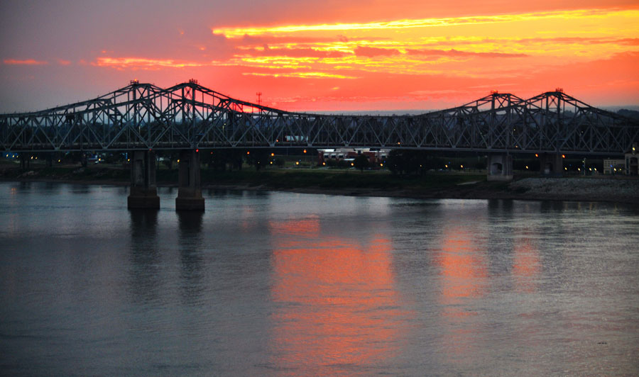 Sonnenuntergang Mississippi