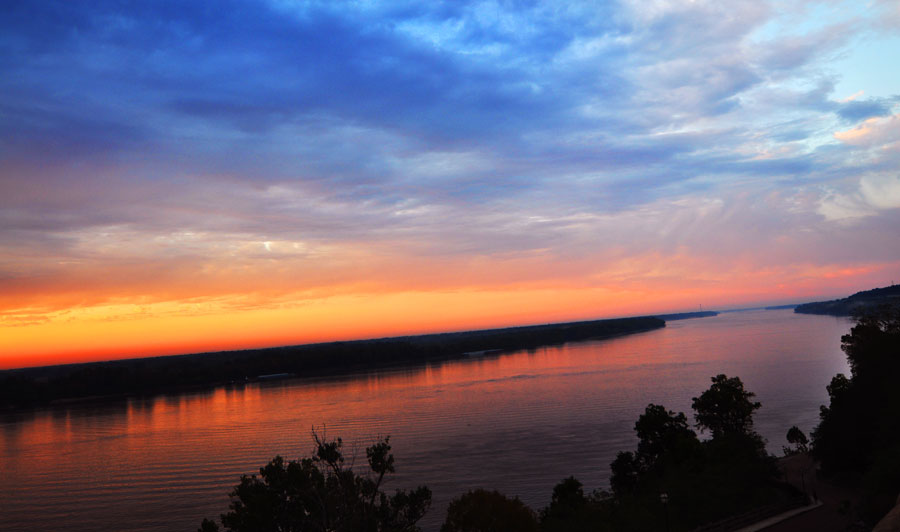 Sonnenuntergang Mississippi