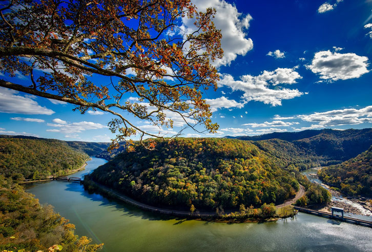 Horseshoe River Bend, West Virginia