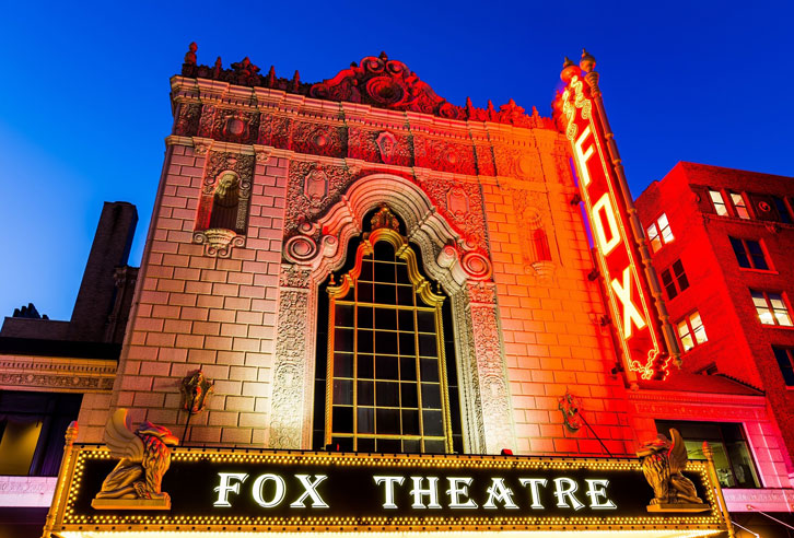 historisches Fox Theatre in St. Louis, Missouri