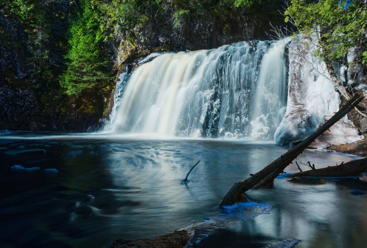 Spruce Creek Wasserfall, Minnesota