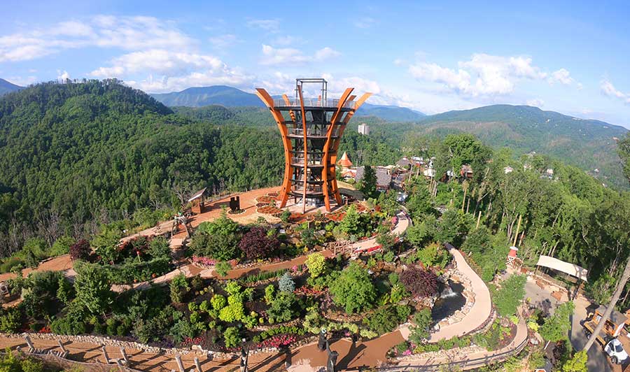 Abenteuer-Park Anakeesta in Gatlinburg, Tennessee