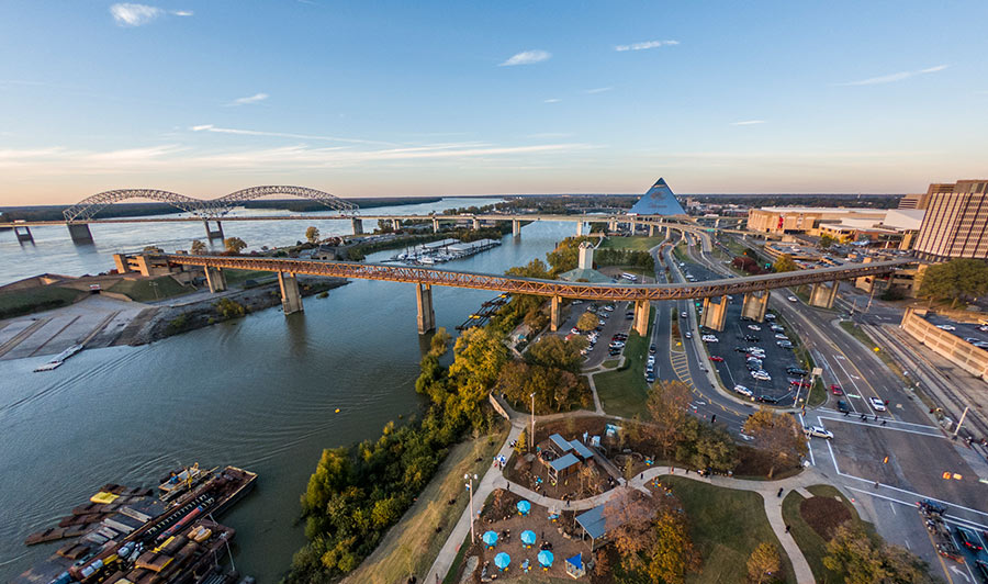 Memphis: River Park am Mississippi