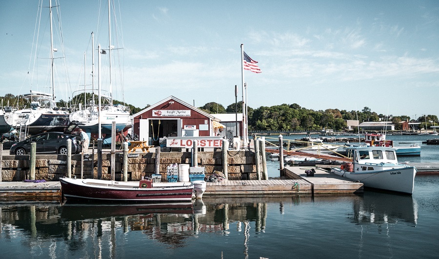 Hafen von Mid-Coast & Islands, North Haven