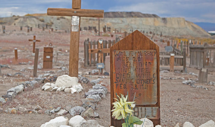 Historischer Friedhof bei Tonopah