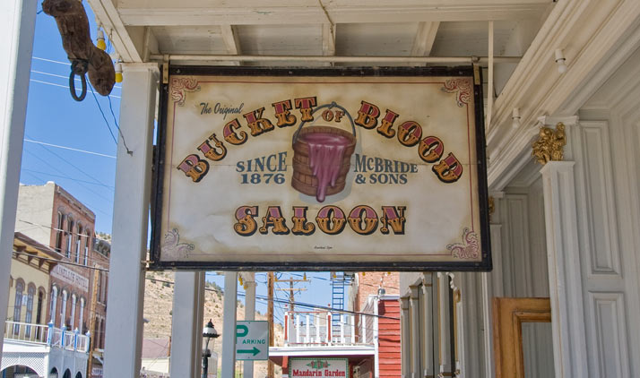 Berühmter Saloon in Virginia City
