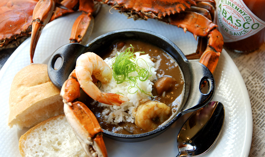 Northshore nach New Orleans | Gumbo, Spezialität in New Orleans 