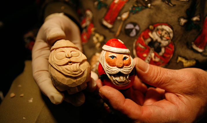 Handwerkskunst auf dem Weihnachtsmarkt in Bethlehem