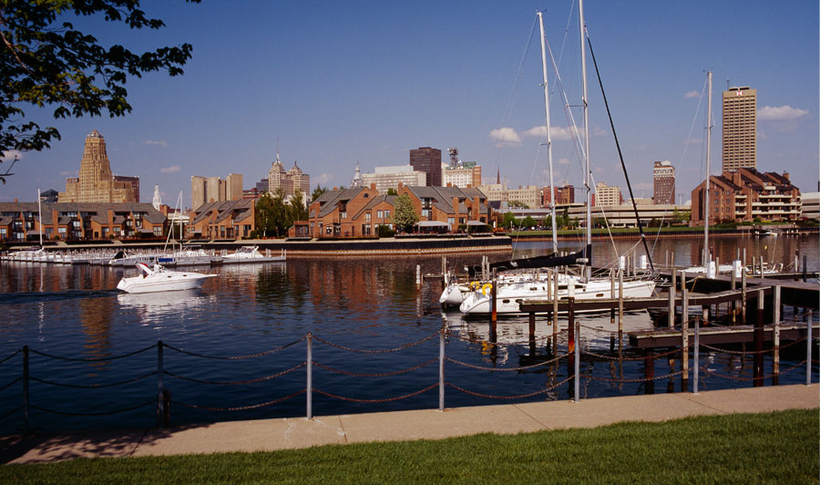 Buffalo Skyline and Waterfront