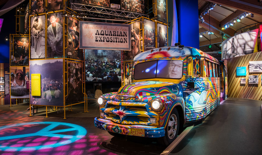 Catskills: Museum in Bethel Woods (Woodstock 1969) mit Festivals, Events & Ausstellungen