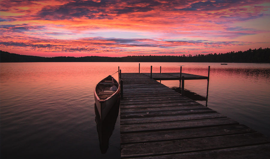 Friedliche Stille in den Adirondacks