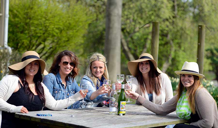 Verkostung bei der Chadds Ford Winery im Brandywine Valley