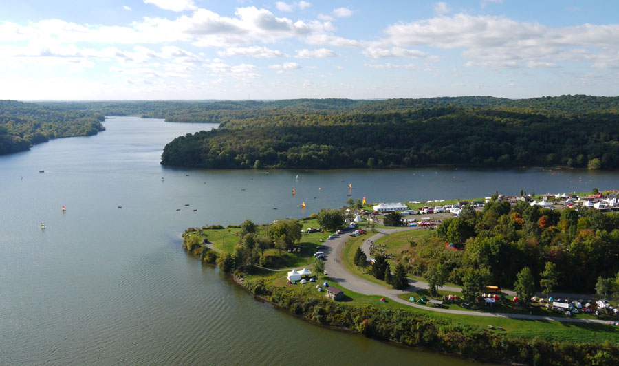 Lake Arthur & Moraine State Park | Lake Arthur bei Butler