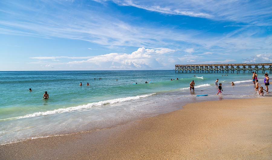 Wrightsville Beach bei Wilmginton, North Carolina