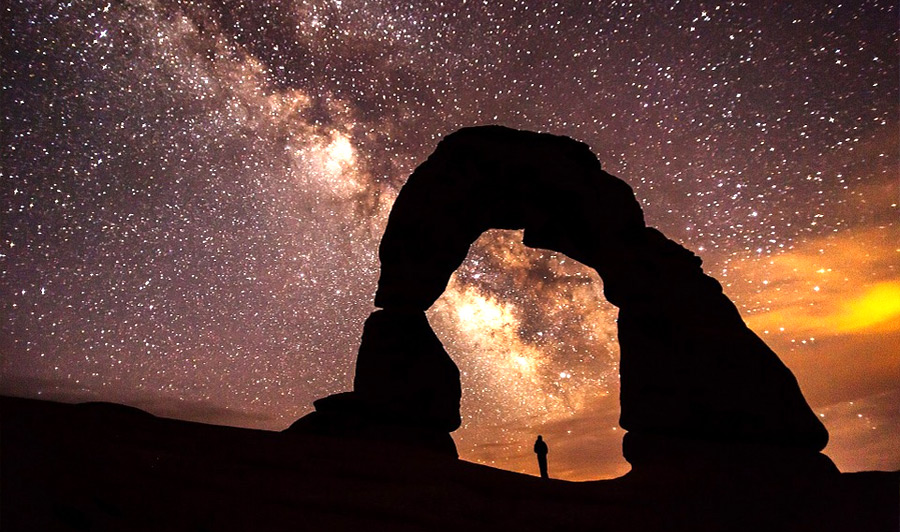 Delicate Arch bei Nacht