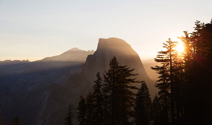 Half Dome Sonnenuntergang