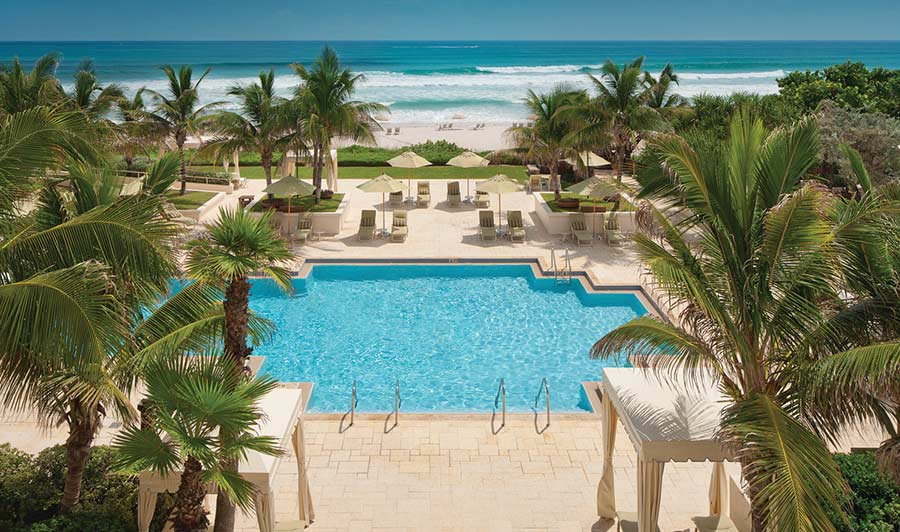 Herrlicher Meerblick vom Four Seasons Resort Palm Beach