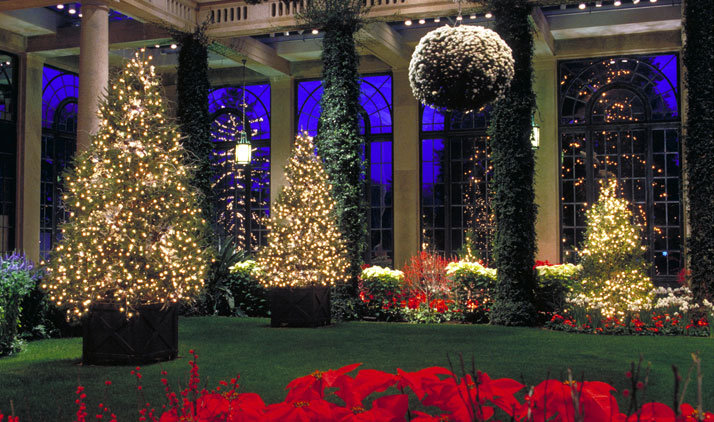 Longwood Gardens zur Weihnachtszeit