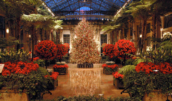 Longwood Gardens zur Weihnachtszeit