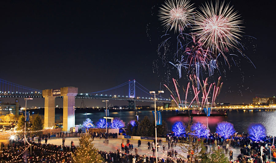 Silvesternacht in Philadelphia