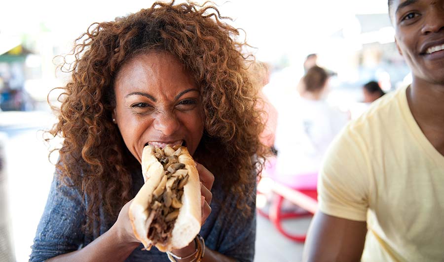 Das berühmte Philly Cheesesteak