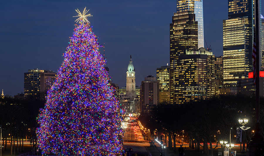 weihnachtliches Philadelphia