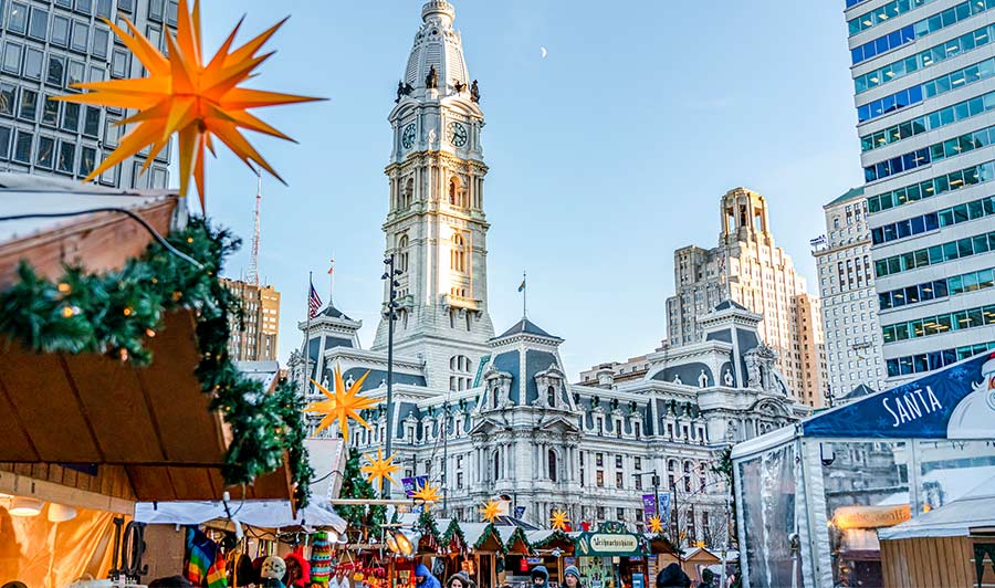 Christmas Village in Philadelphia