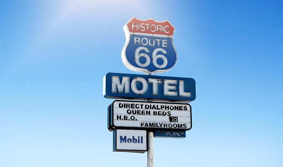 Motelschild Route 66